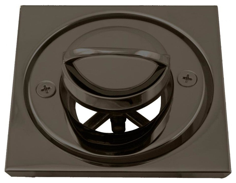Roman Tub Drain Trim With 4.25" Od Tile Square In Oil Rubbed Bronze