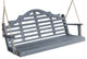 Cedar Marlboro Swing, Gray Stain, 6 Foot