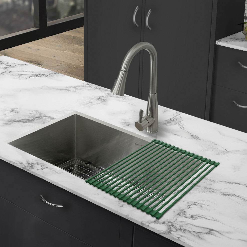 Swiss Madison 17"x13" Kitchen Sink Grid, Green