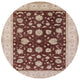 Ahgly Company Indoor Round Mid-Century Modern Area Rugs, 7' Round