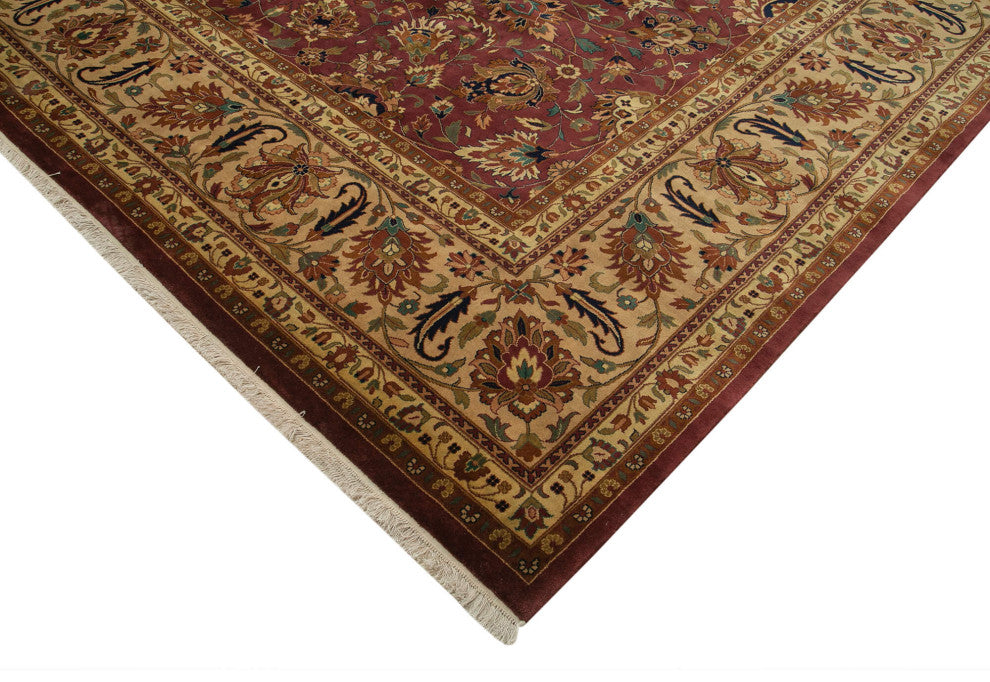 Rug N Carpet - Handmade Oriental 12' 1" x 15' 2" Large Oushak Area Rug