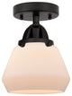 INNOVATIONS LIGHTING 288-1C-BK-G171 Fulton 1 Light 6.75 inch Semi-Flush Mount