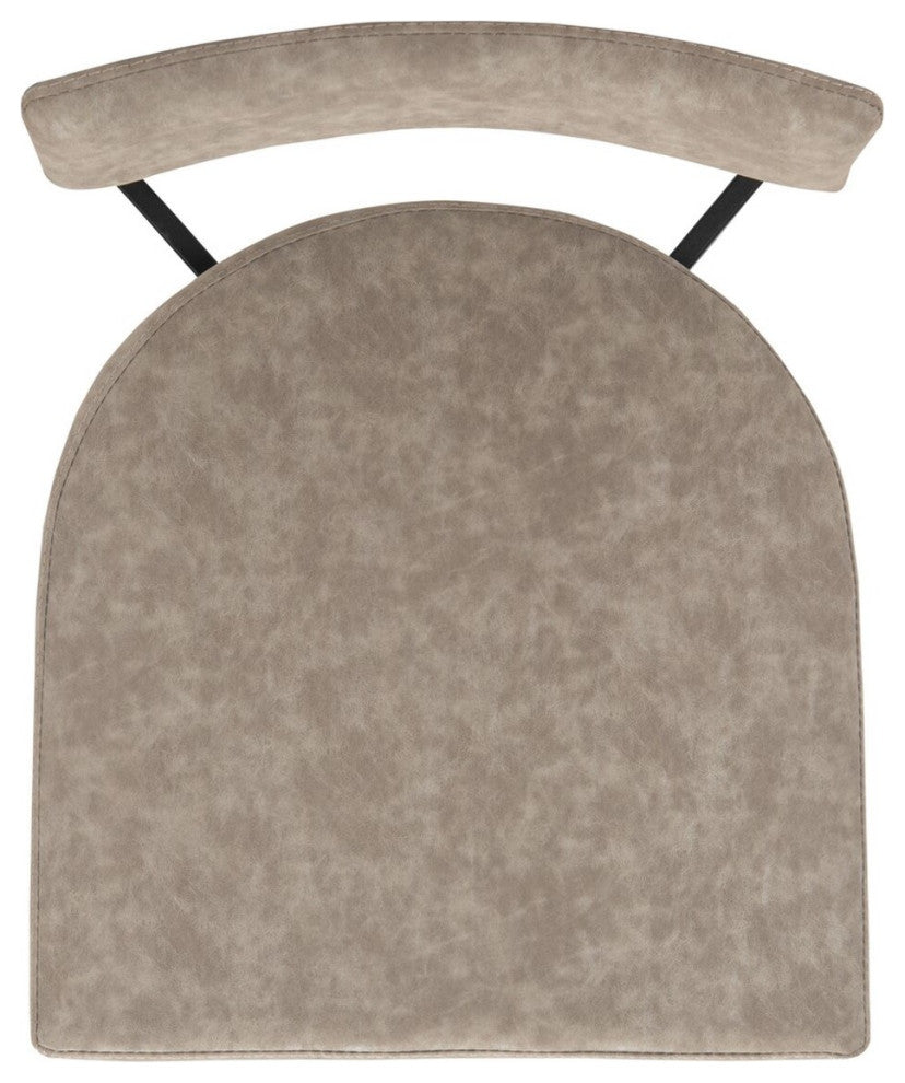 Safavieh Archer Dining Chair, Light Grey/Black