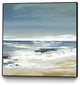 "East Coast II" Framed Canvas by Giant Art 20"x20"