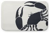 34" x 21" Crab Dip Bathmat, Shark Blue