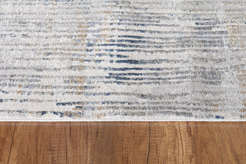 Castilla Gray And Multicolor Area Rug, 3.11'x5.7'