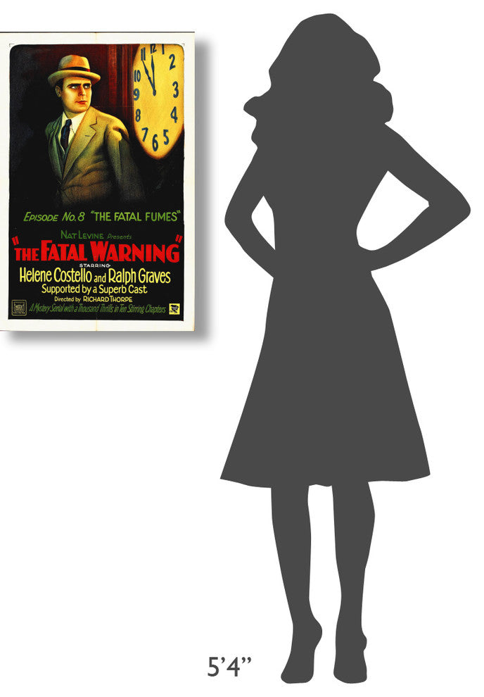 "The Fatal Warning" Stretched Canvas Giclee by Hollywood Photo Archive, 20x30"