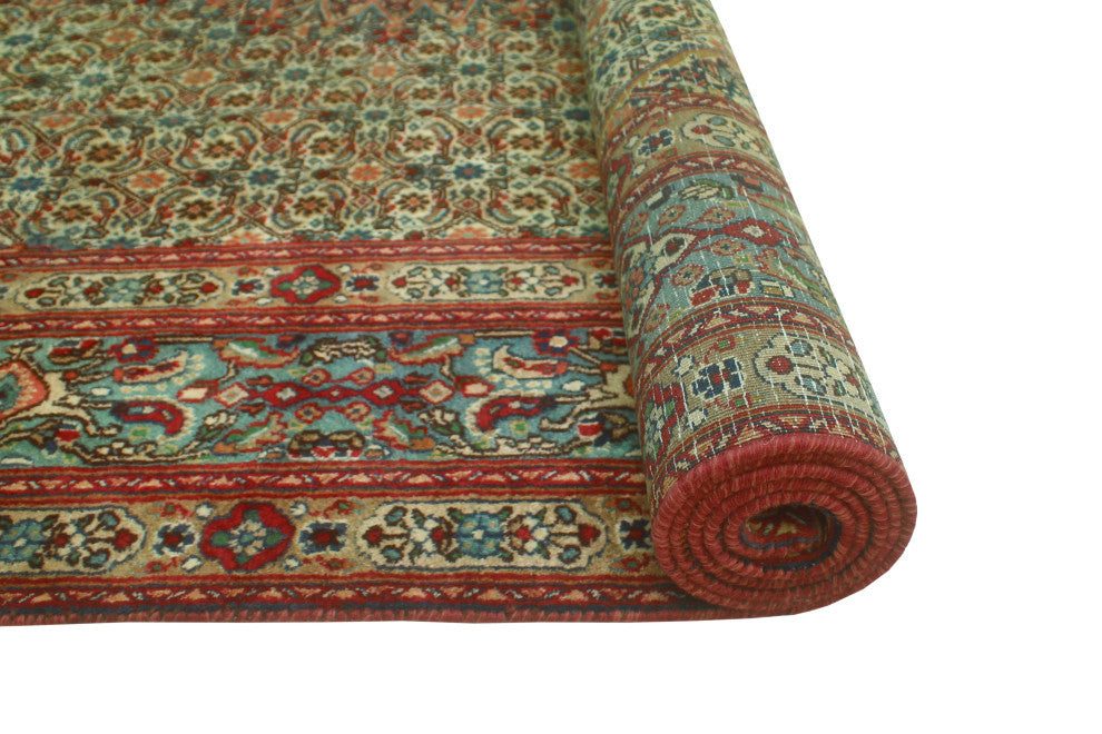 Semi Antique Abiodun Beige/Rust Rug, 7'1 x 10'3
