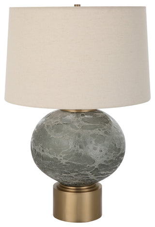 Uttermost Lunia Gray Glass Table Lamp