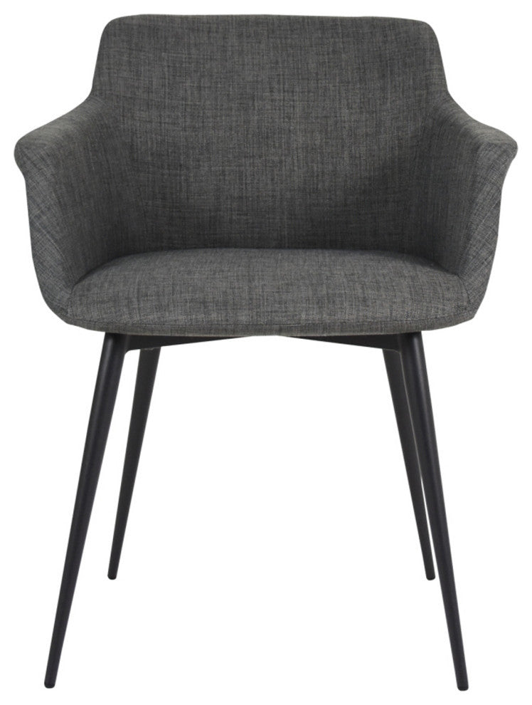 Ronda Arm Chair Gray, Set of 2