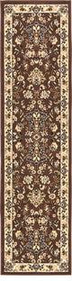 Unique Loom Brown Washington Sialk Hill 2' 2 x 8' 2 Runner Rug