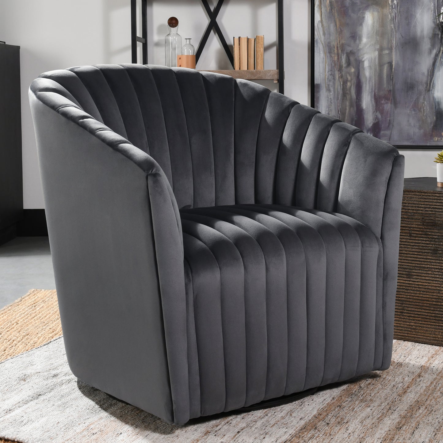 Marion Swivel Accent Chair By Kosas Home