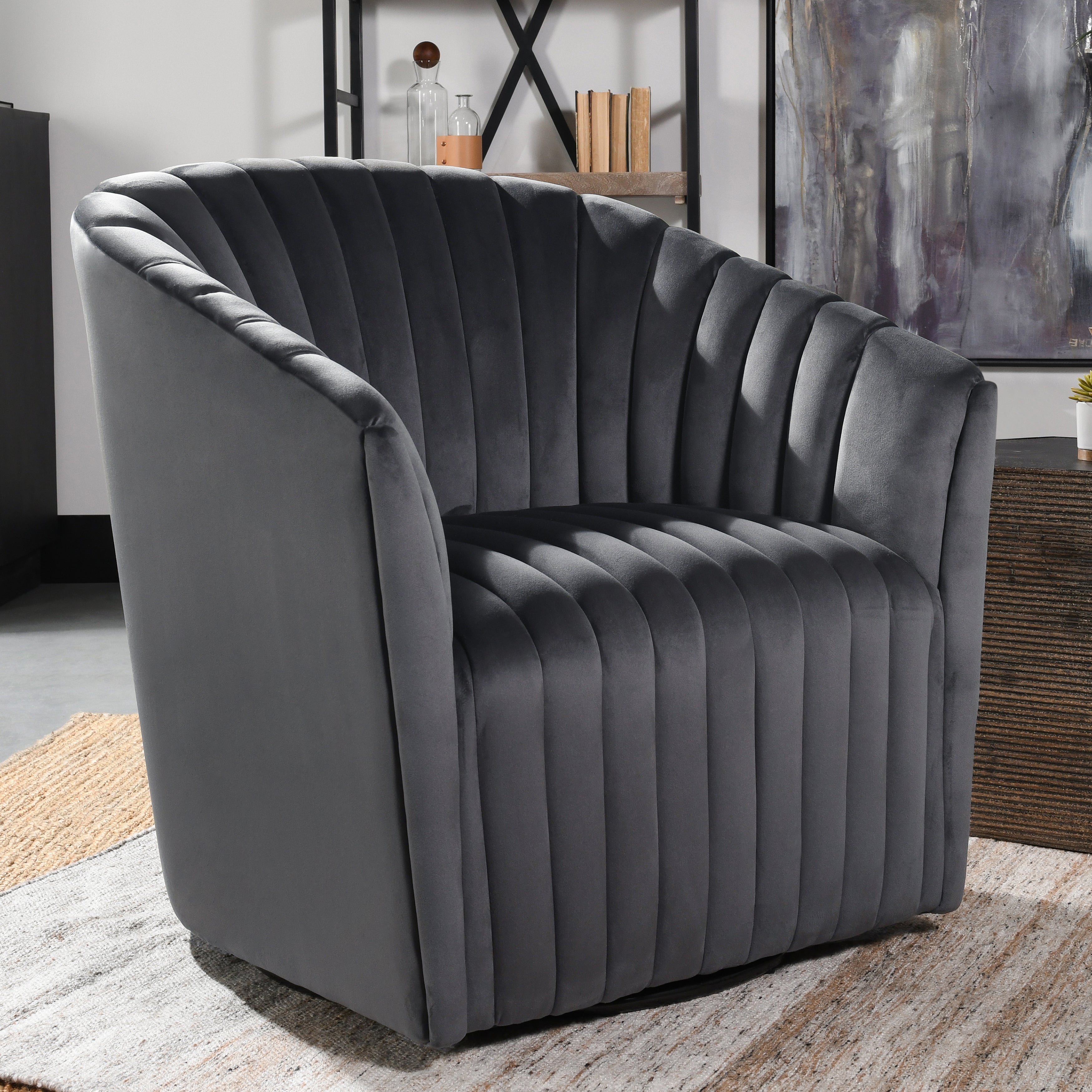 Marion Swivel Accent Chair By Kosas Home