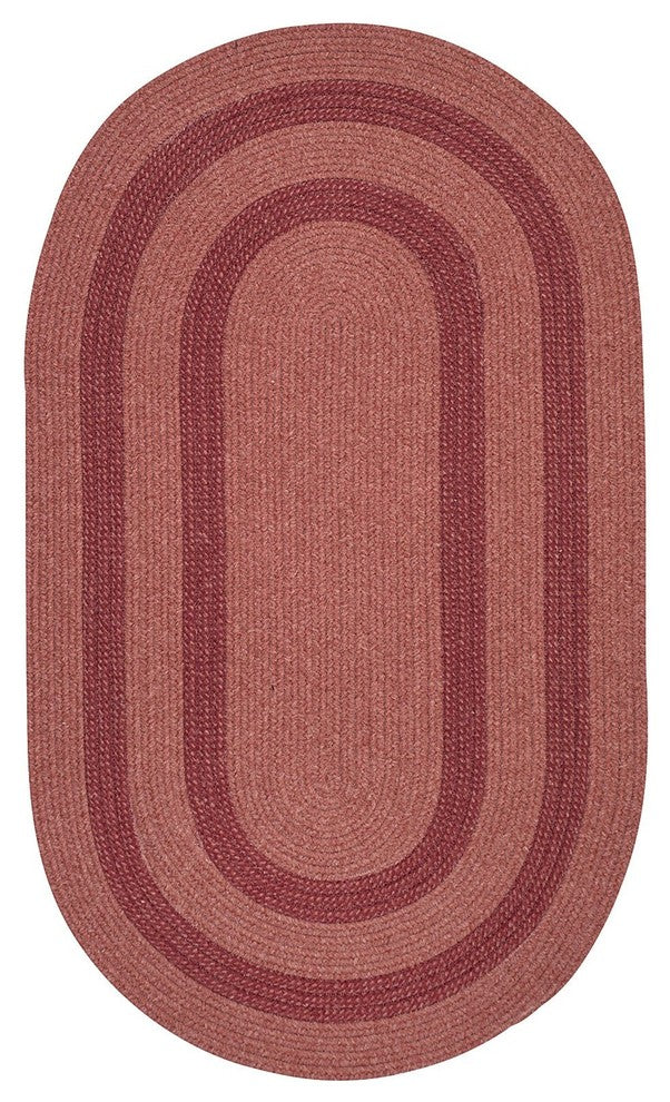 Colonial Mills Graywood GW73 Cedar Bordered Area Rug, Round 6'x6'
