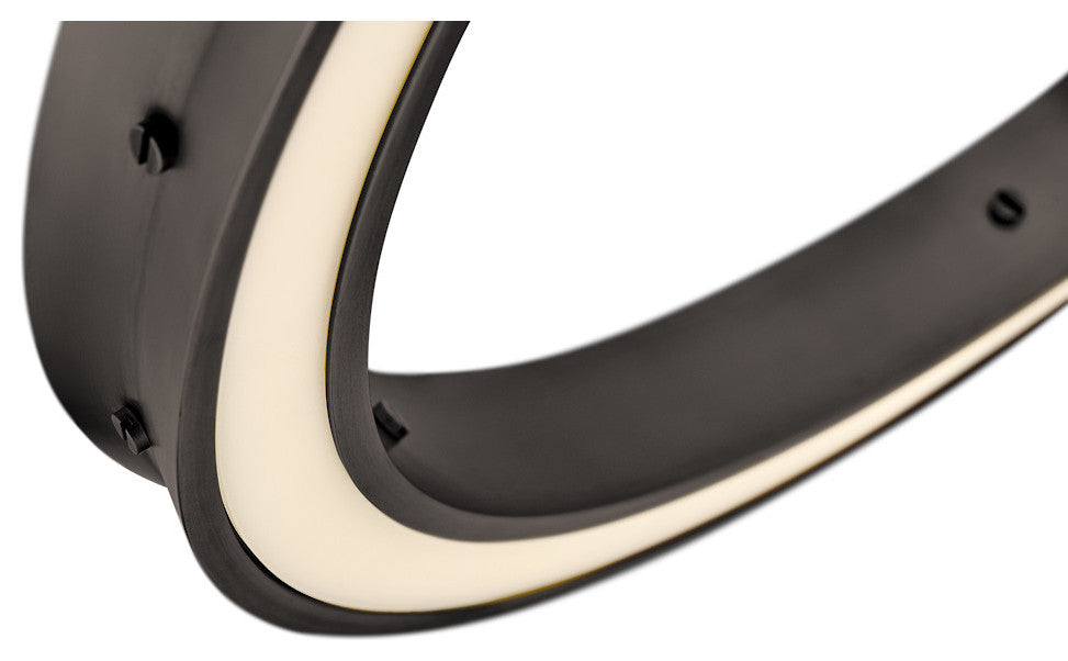 Fredrick Ramond Althea Medium Chandelier, Satin Black