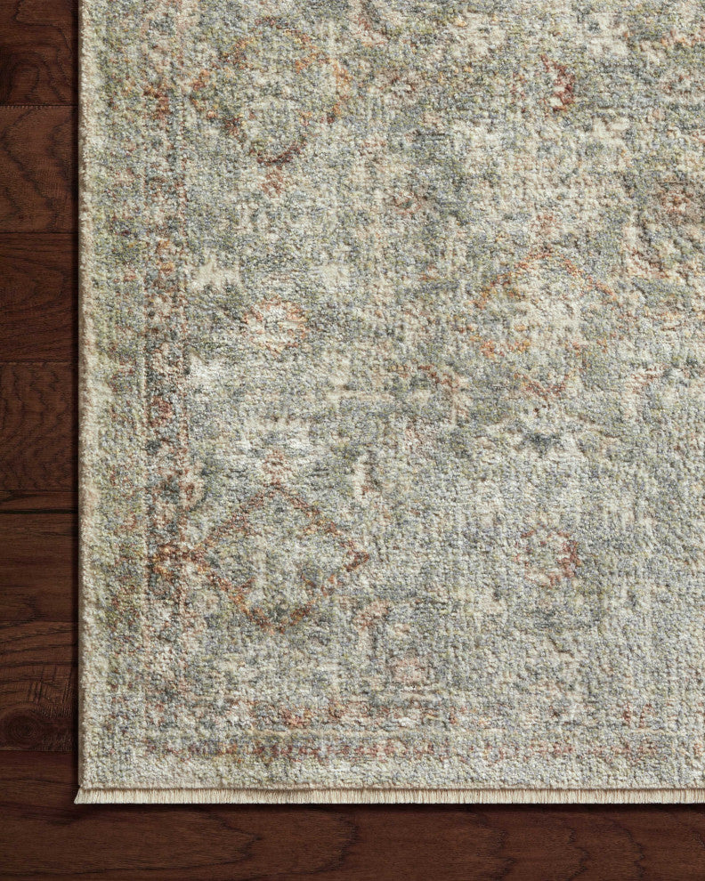 Loloi Sonnet Lagoon / Gold 2'-6" x 4'-0" Accent Rug