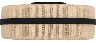 Quoizel QFL6220 Maeve 2 Light 14"W Flush Mount Drum Ceiling - Brushed Gold