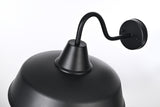 Home Living 20" Outdoor Wall sconce, Black