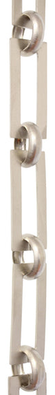 RCH Hardware Brass Rectangle Chandelier Chain, U55, Satin Nickel