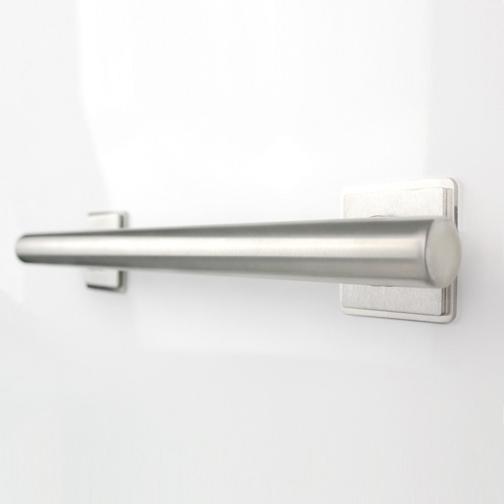 Coronado Designer Straight Bathroom Shower Grab Bar, Satin, 18"