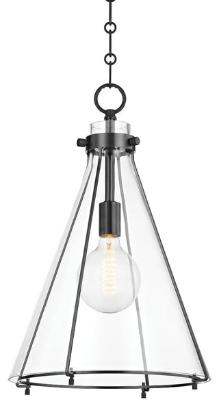 Eldridge 1-Light Pendant Conical Old Bronze