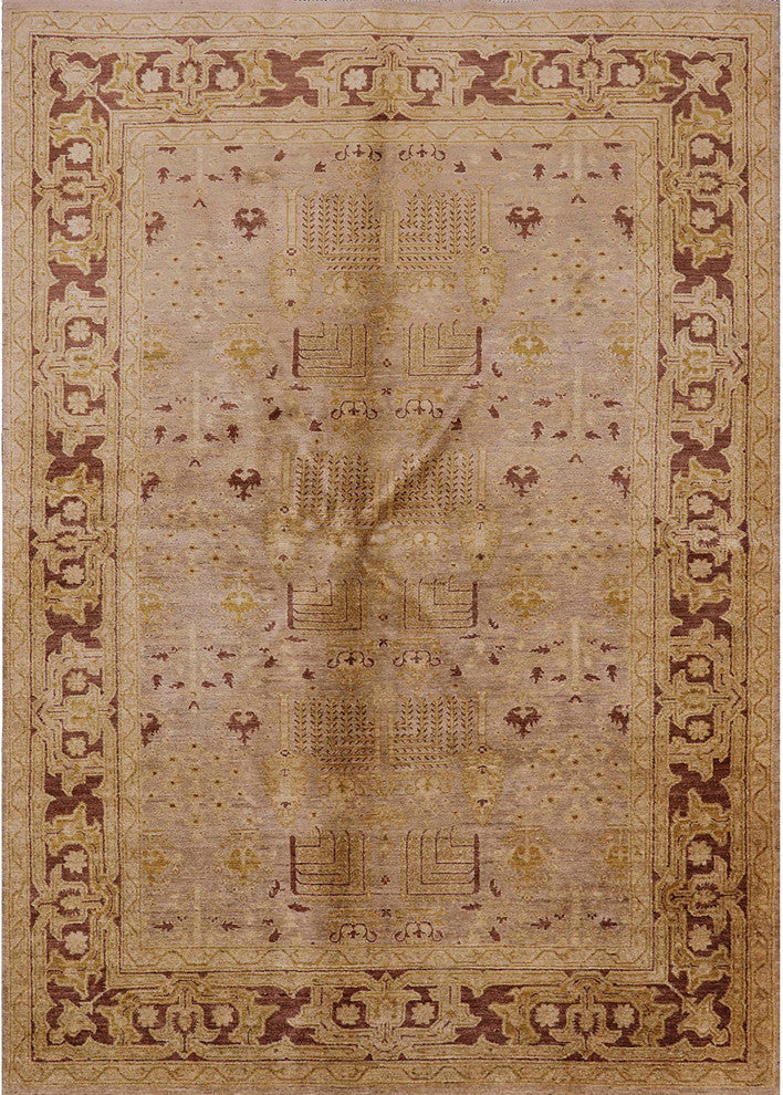 Ahgly Company Indoor Rectangle Mid-Century Modern Area Rugs, 7' x 10'
