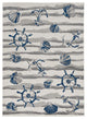 KAS Lucia 2775 Ivory Seashore Area Rug, 7'7"x10'10"