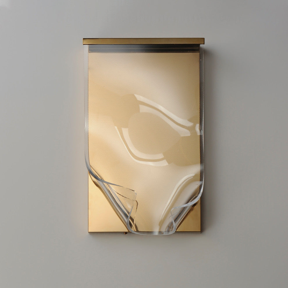 ET2 E24871-133 Rinkle 17" Tall LED Wall Sconce - French Gold