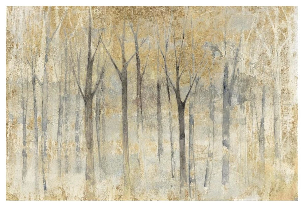 "Seasons End Gold Dark" Digital Paper Print by Avery Tillmon, 50"x34"