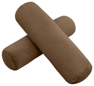 STYLE V2 Twin Velvet Knife Edge Indoor Daybed Bolster Pillow |COVER ONLY| AD308