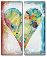 Heartwork "Daniel" 2-Piece Canvas Art Set, 40"x16"