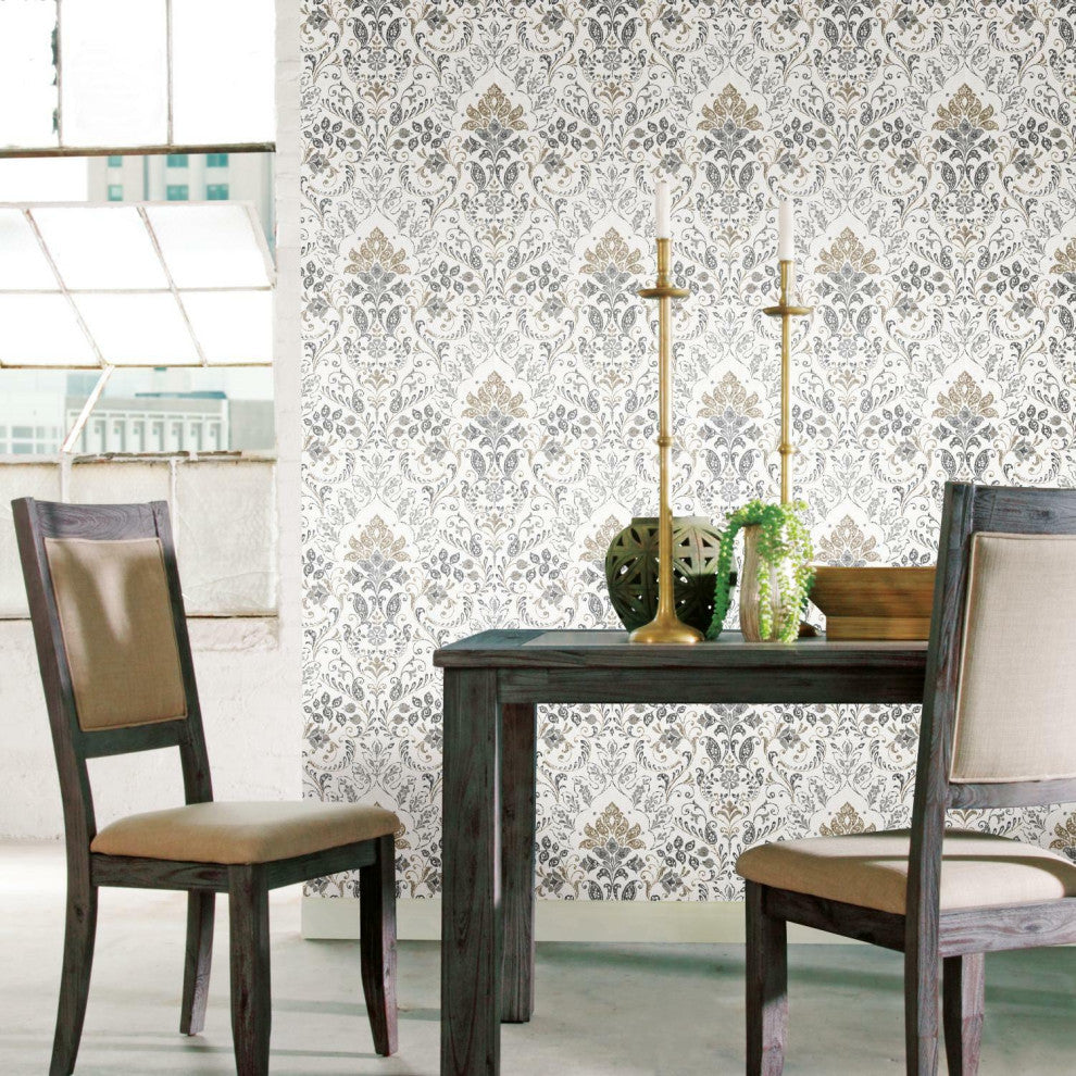 Persian Damask Peel & Stick Wallpaper