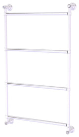 Allied Brass Carolina Crystal 4 Tier 18" Ladder Towel Bar, Satin Chrome