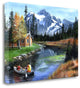 "Mountain Image" By Kevin Daniel, Giclee Print on Gallery Wrap Canvas