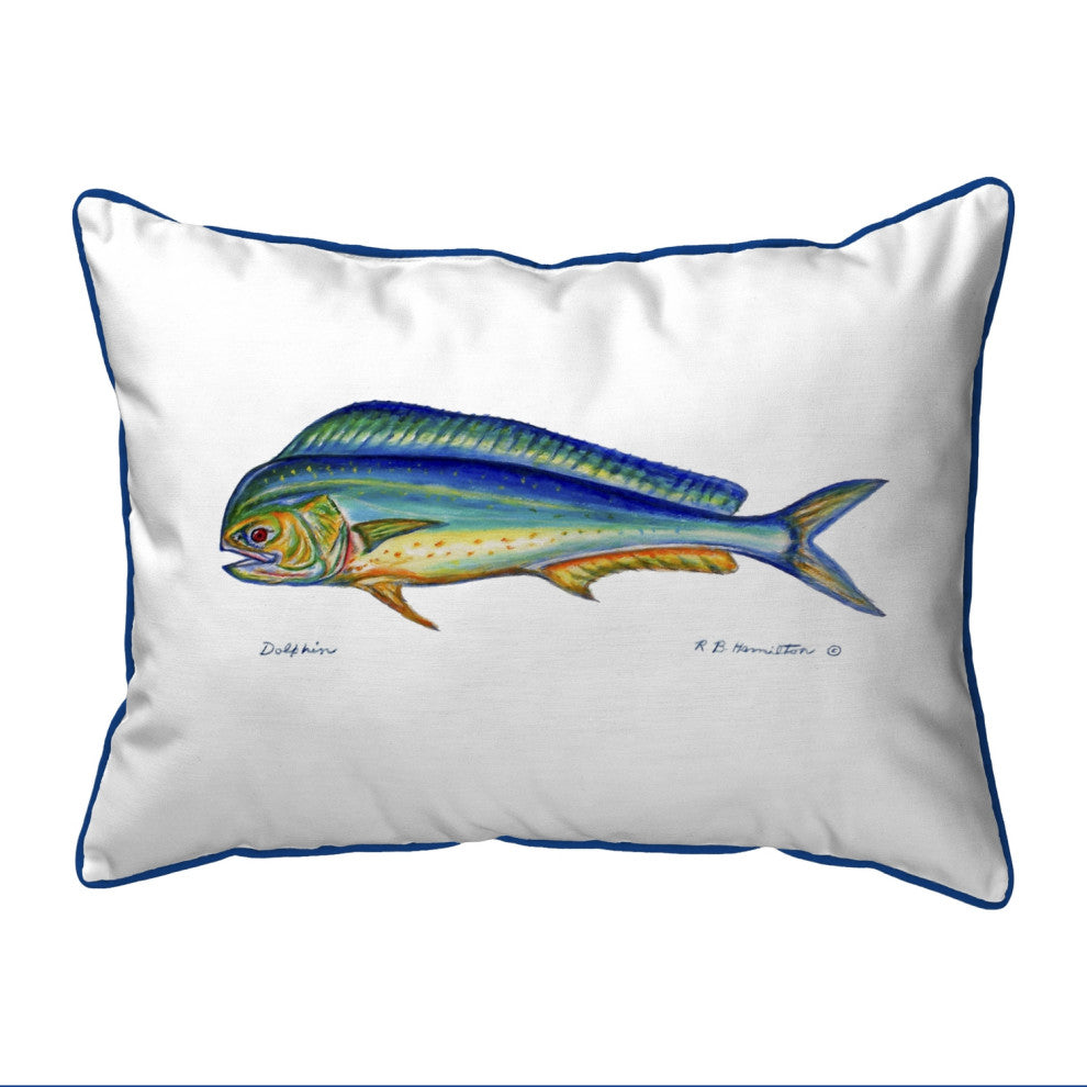 Dolphin Large Indoor/Outdoor Pillow 16x20