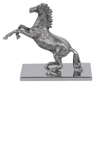 5" X 12.5" X 11" Horse Statue With Base