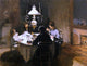 Claude Oscar Monet The Dinner, 21"x28" Gallery Wrapped Canvas Print