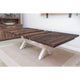 Foster Farmhouse Dining Table, Barnwood, Provincial, 48x84, 2 Middle Leaves