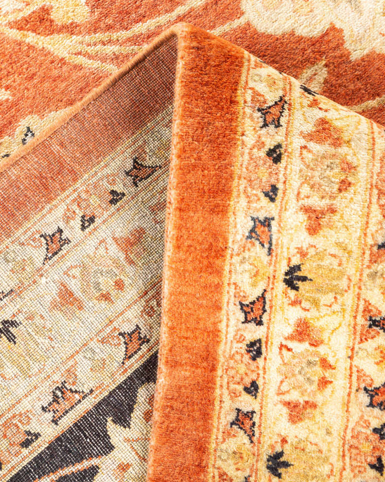 Mogul, One-of-a-Kind Hand-Knotted Area Rug Orange, 11' 10" x 15' 4"