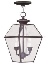 Livex Lighting 2 Light Bronze Outdoor Chain Lantern - 2285-07