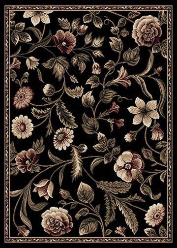Home Dynamix: Optimum Rug: 11029-450 Black: Actual 7' 8" x 10' 4"