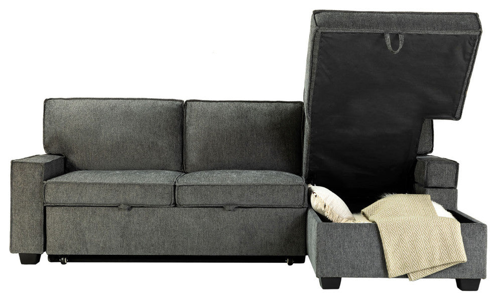 Out Sleeper Sectional, Gray