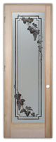 Pantry Door - Vineyard Grapes Cascade - Douglas Fir (stain grade) - 24" x...