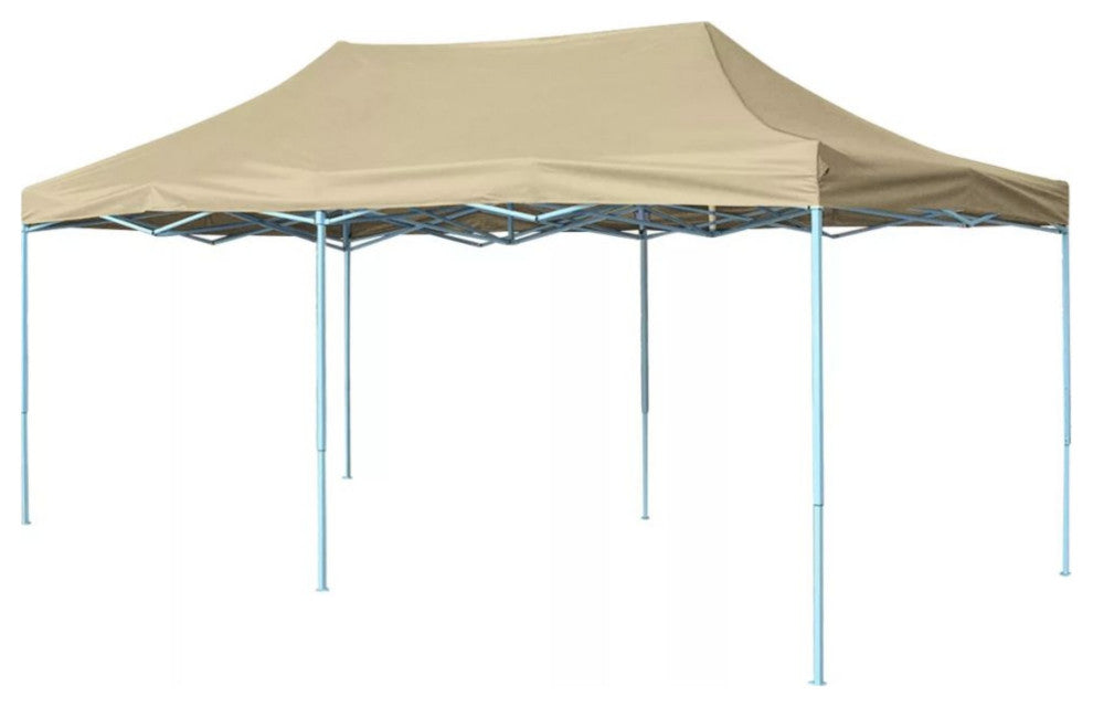 vidaXL Foldable Tent Pop-Up 9.8'x19.7' Cream White