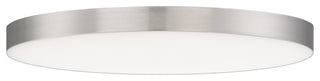 Maxim 57664WT Trim 11"W Integrated LED Flush Mount Ceiling - Satin Nickel