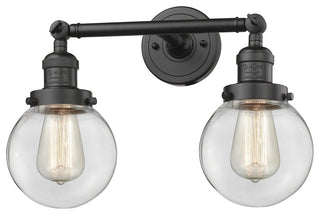 INNOVATIONS LIGHTING 208-OB-G202-6-LED Beacon 2 Light Bath Vanity Light