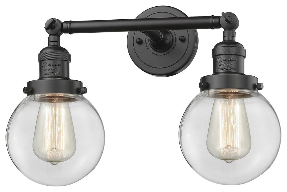 INNOVATIONS LIGHTING 208-OB-G202-6-LED Beacon 2 Light Bath Vanity Light