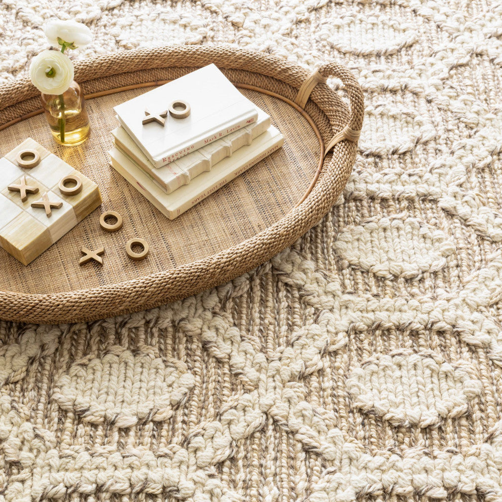 Dash & Albert Capri Soumak Handwoven Jute Rug, Natural, 3' x 5'