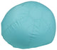 Contemporary Small Solid Mint Green Kids Bean Bag Chair