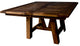 Hawthorne Reclaimed Barnwood Square Table, Natural, 66x66, 4  Leaves